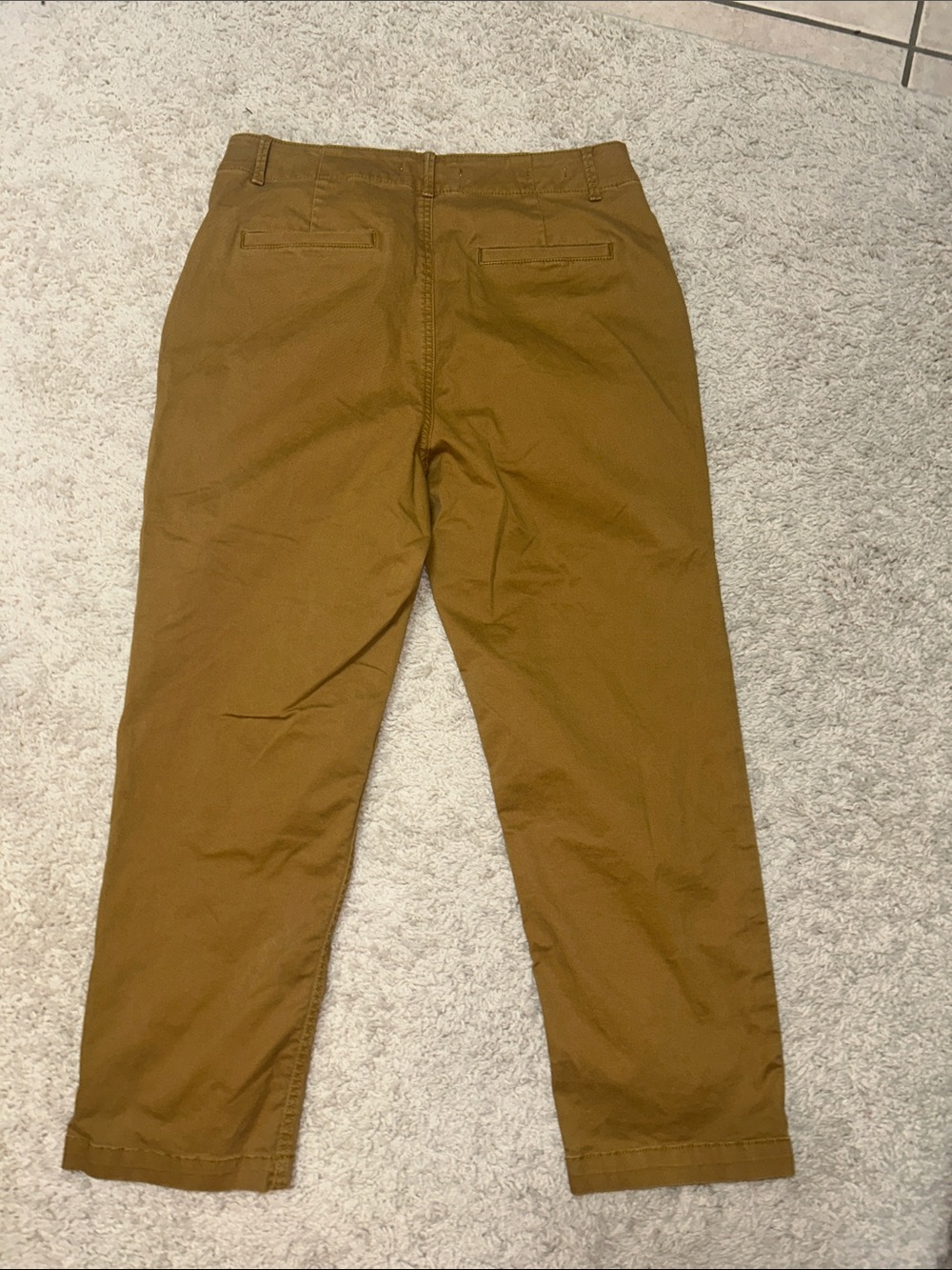Bundle of 2 -LOFT Olive Green&tan Chinos - Classic Casual Trousers excellent! - Picture 9 of 15